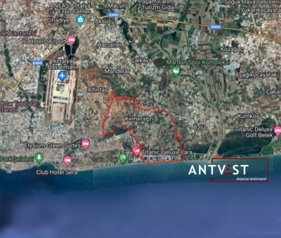 720 m2 Antalya Aksu Kemerağzı Villa Land For Sale